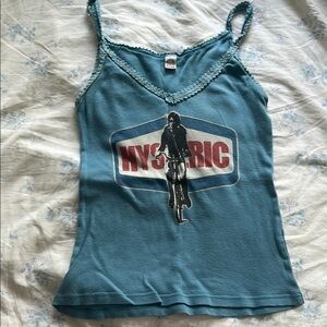 Blue Graphic Women's Top